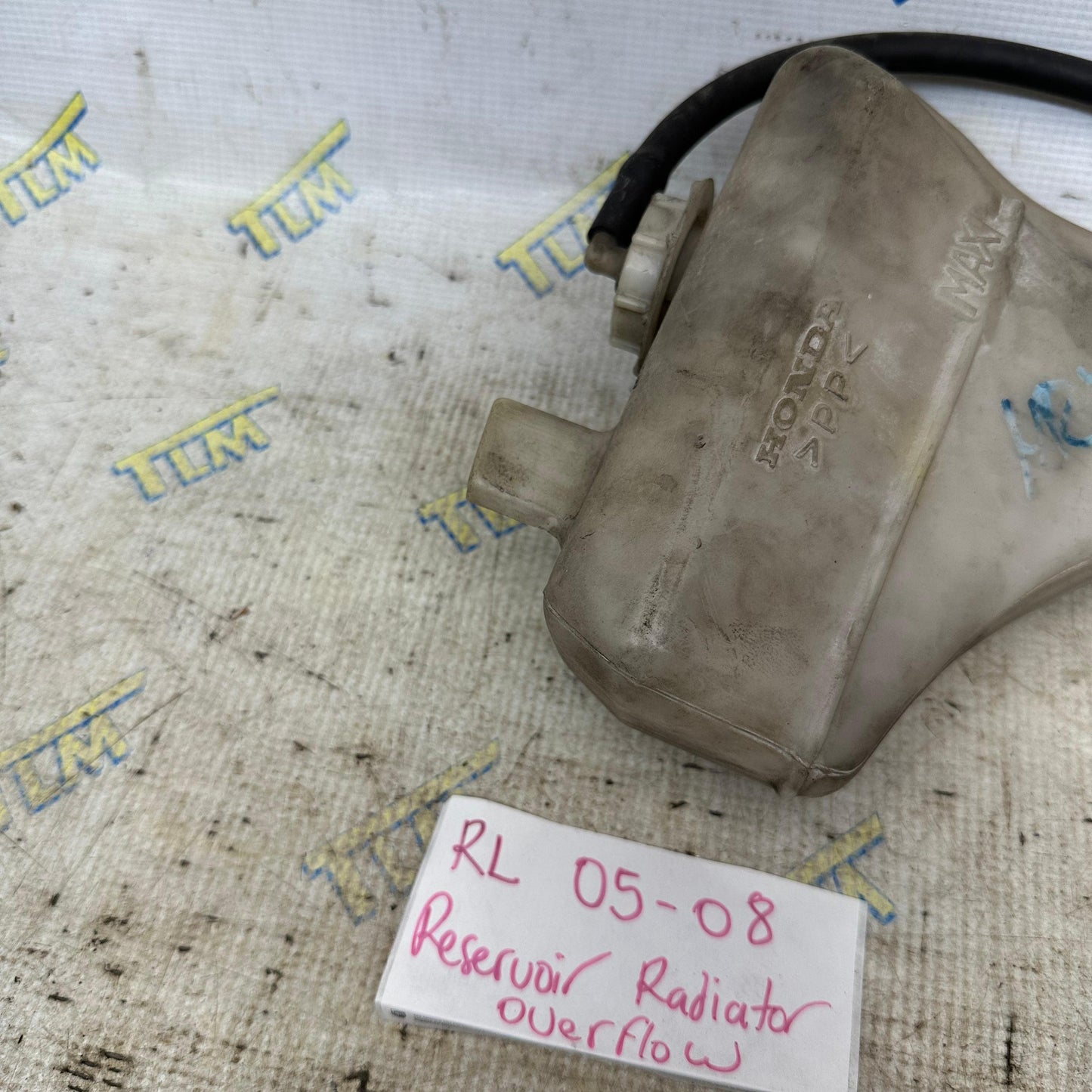05-08 Acura RL Radiator Coolant Overflow Reservoir Tank 2005 2006 2007 2008 OEM