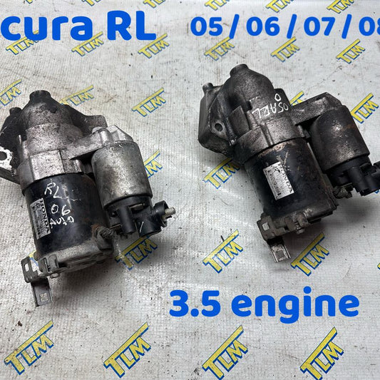 05-08 Acura RL Starter Motor AUTOMATIC 2005 2006 2007 2008 *TESTED* 06 07 08 OEM