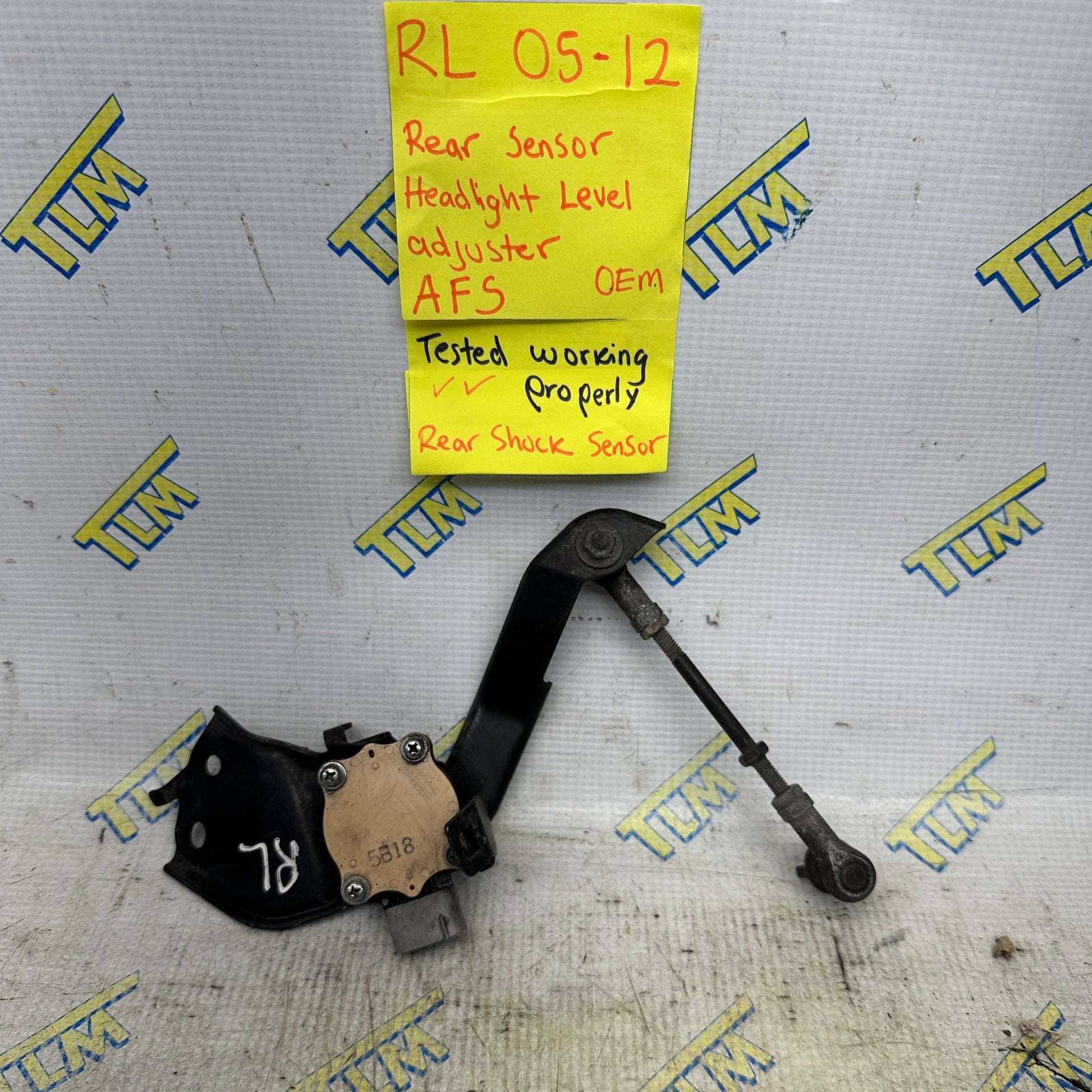 05-12 Acura RL Rear Sensor Headlight Level Adjuster Shock 06 07 08 09 10 11 OEM