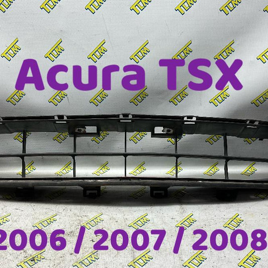 06-08 Acura TSX Front Lower Bumper Grille 2006 2007 2008 Grill 07 OEM