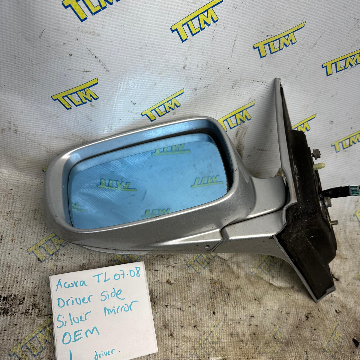 07 08 Acura TL TYPE S Door Rearview Mirror *silver* Driver Left Base OEM