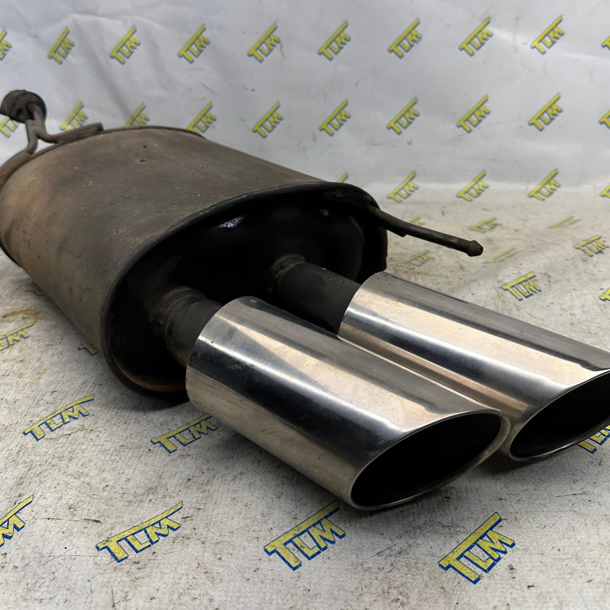 07 08 Acura TL TYPE S Exhaust Muffler DRIVER left 2007 2008 OEM