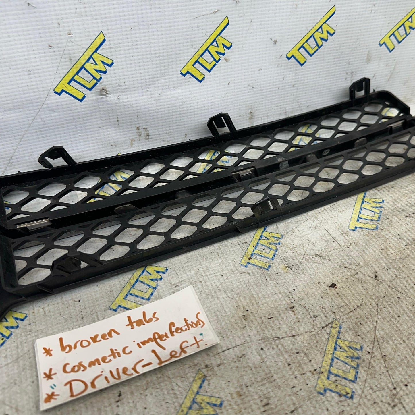 07 08 Acura TL *TYPE S* Front Fog Grille Trim *broken tabs* Cover LEFT DRIVER OEM