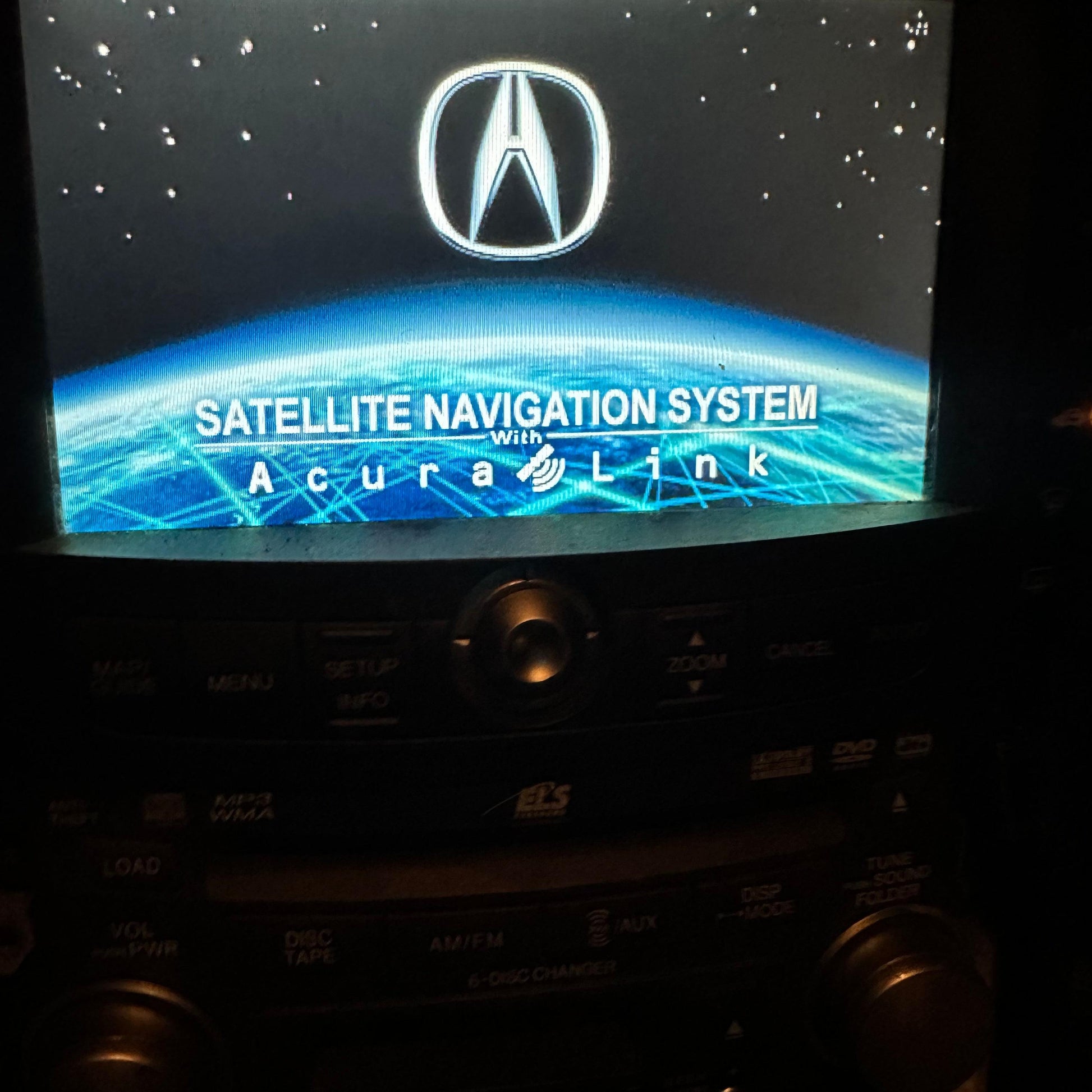 07 08 Acura TL TYPE S Navigation GPS Info Screen Display Dash Front *TESTED* OEM
