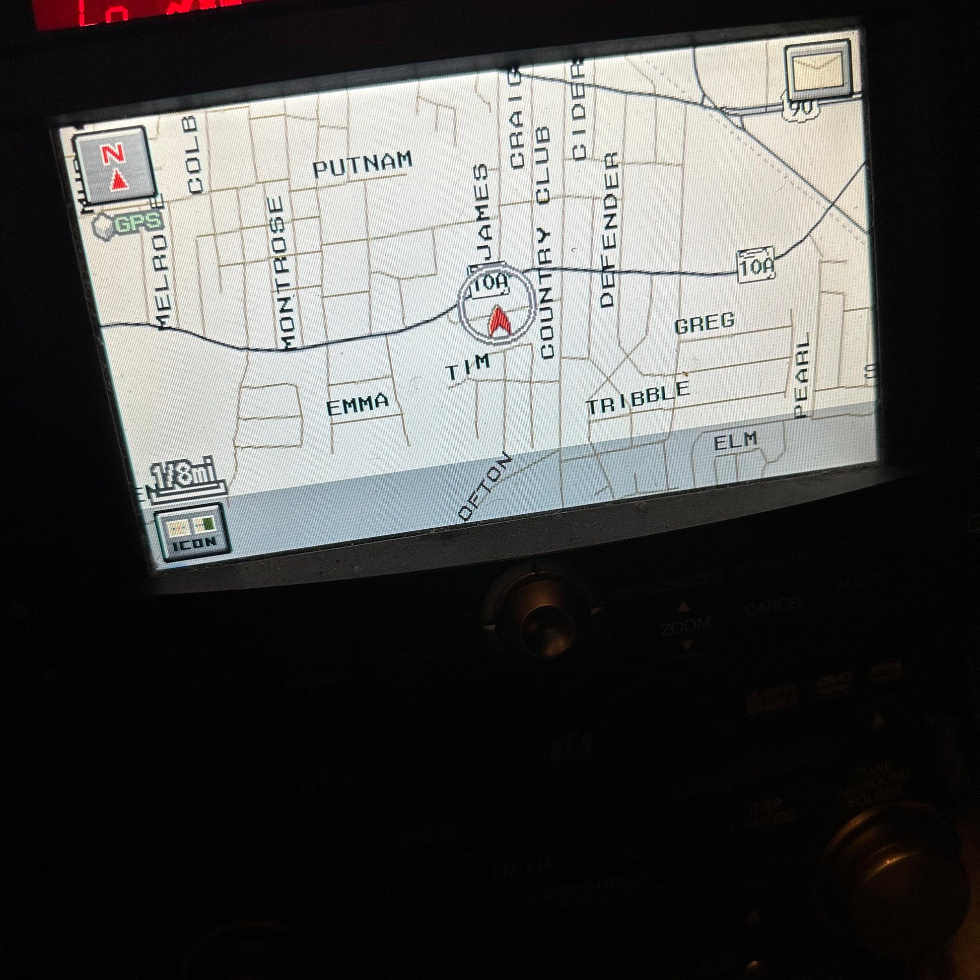 07 08 Acura TL TYPE S Navigation GPS Info Screen Display Dash Front *TESTED* OEM