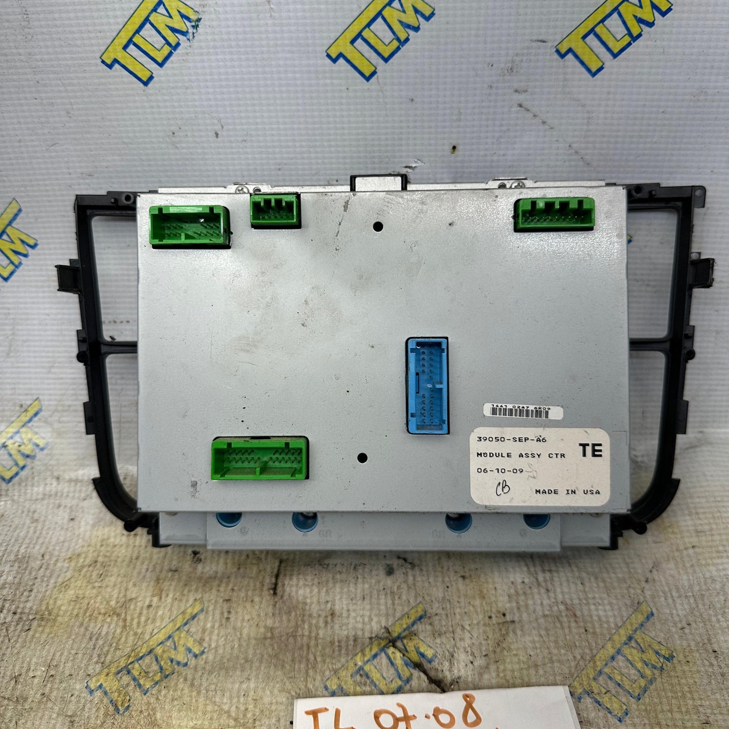 07 08 Acura TL TYPE S Navigation GPS Info Screen Display Dash Front *TESTED* OEM