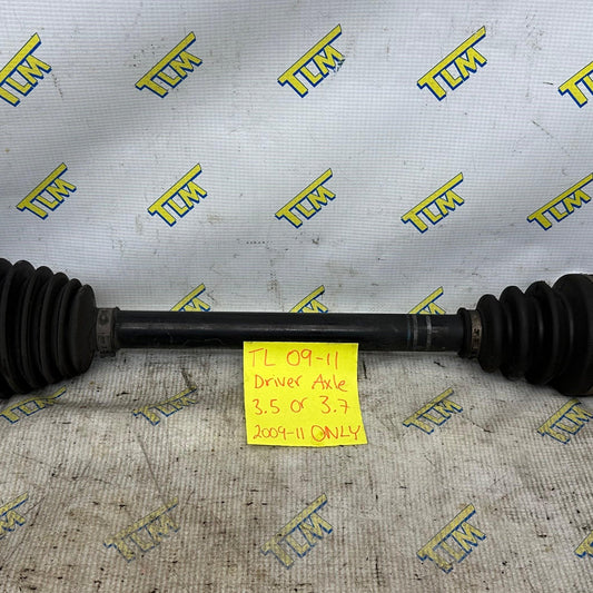 09-11 Acura TL Front Axle DRIVER LEFT 3.5 / 3.7 Shaft 2009 2010 2011 10 OEM