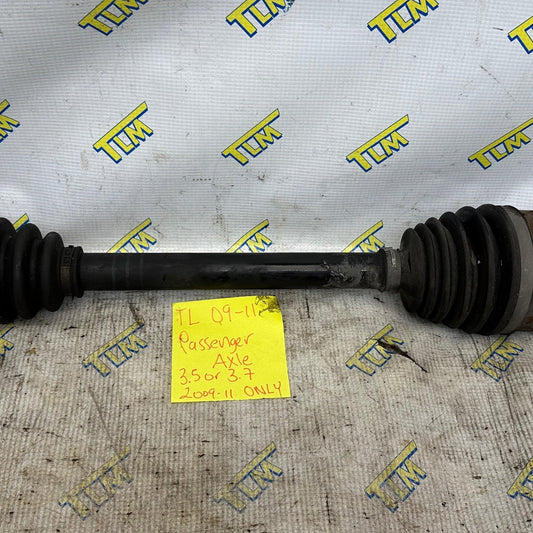 09-11 Acura TL Front Axle PASSENGER RIGHT 3.5 / 3.7 Shaft 2009 2010 2011 10 OEM