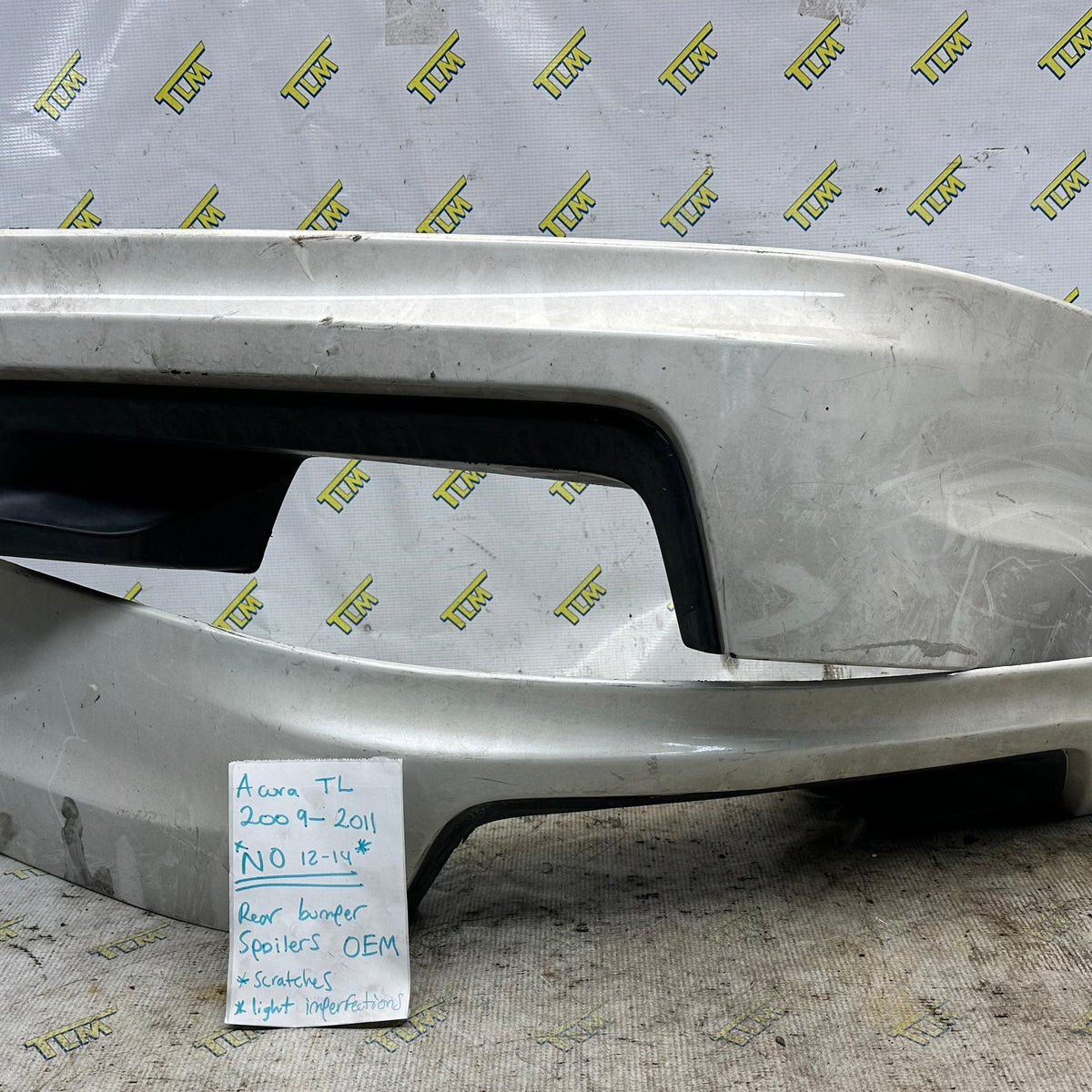 09-11 Acura TL Rear Bumper Spoilers DRIVER & PASSENGER 2009 2010 2011 LH RH OEM