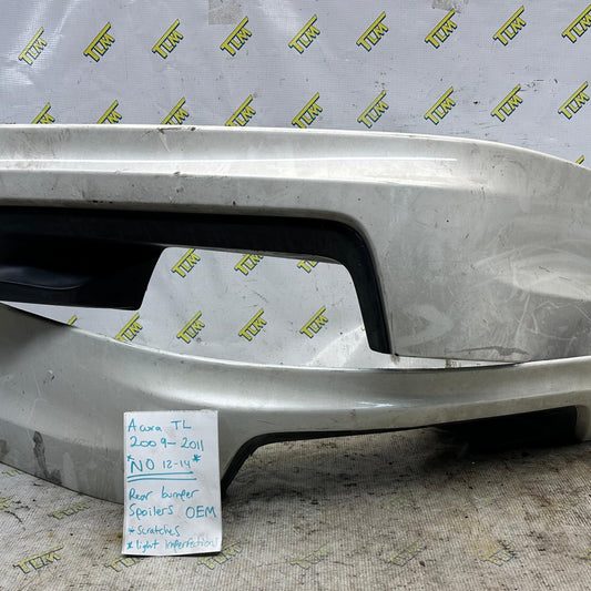 09-11 Acura TL Rear Bumper Spoilers DRIVER & PASSENGER 2009 2010 2011 LH RH OEM