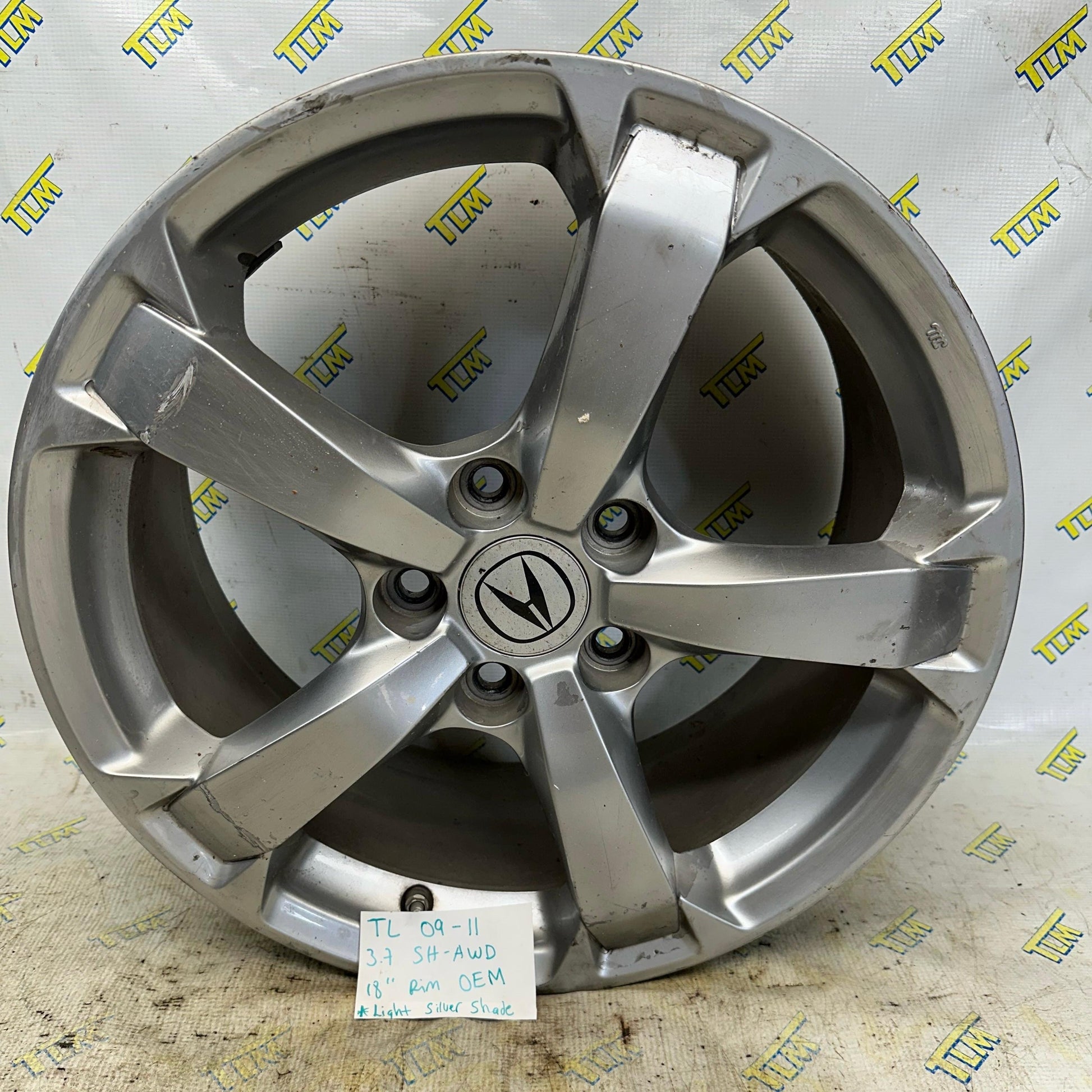 09-11 Acura TL Rim Wheel SHAWD 18” 3.7 engine SH-AWD 2009 2010 2011 OEM