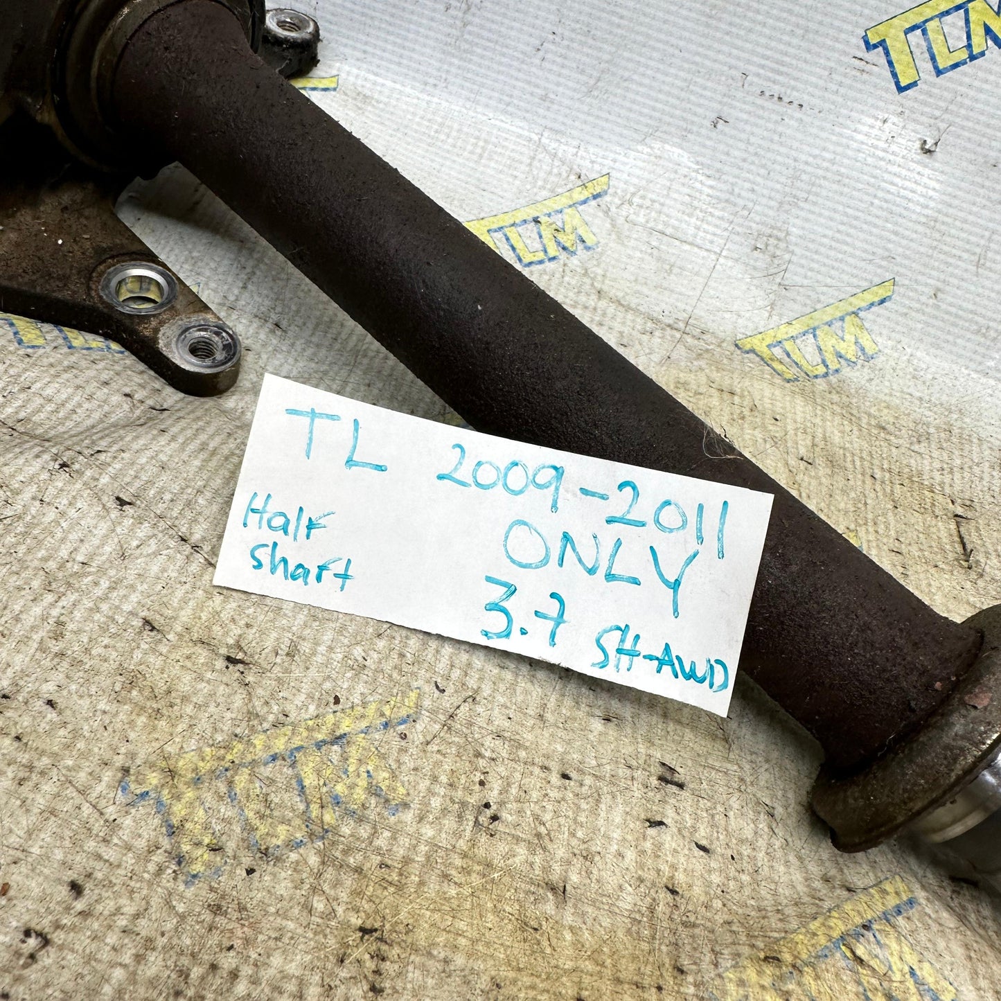 09-11 Acura TL SH-AWD 3.7 Half Jack Shaft Middle Axle AUTOMATIC 2009 2010 OEM