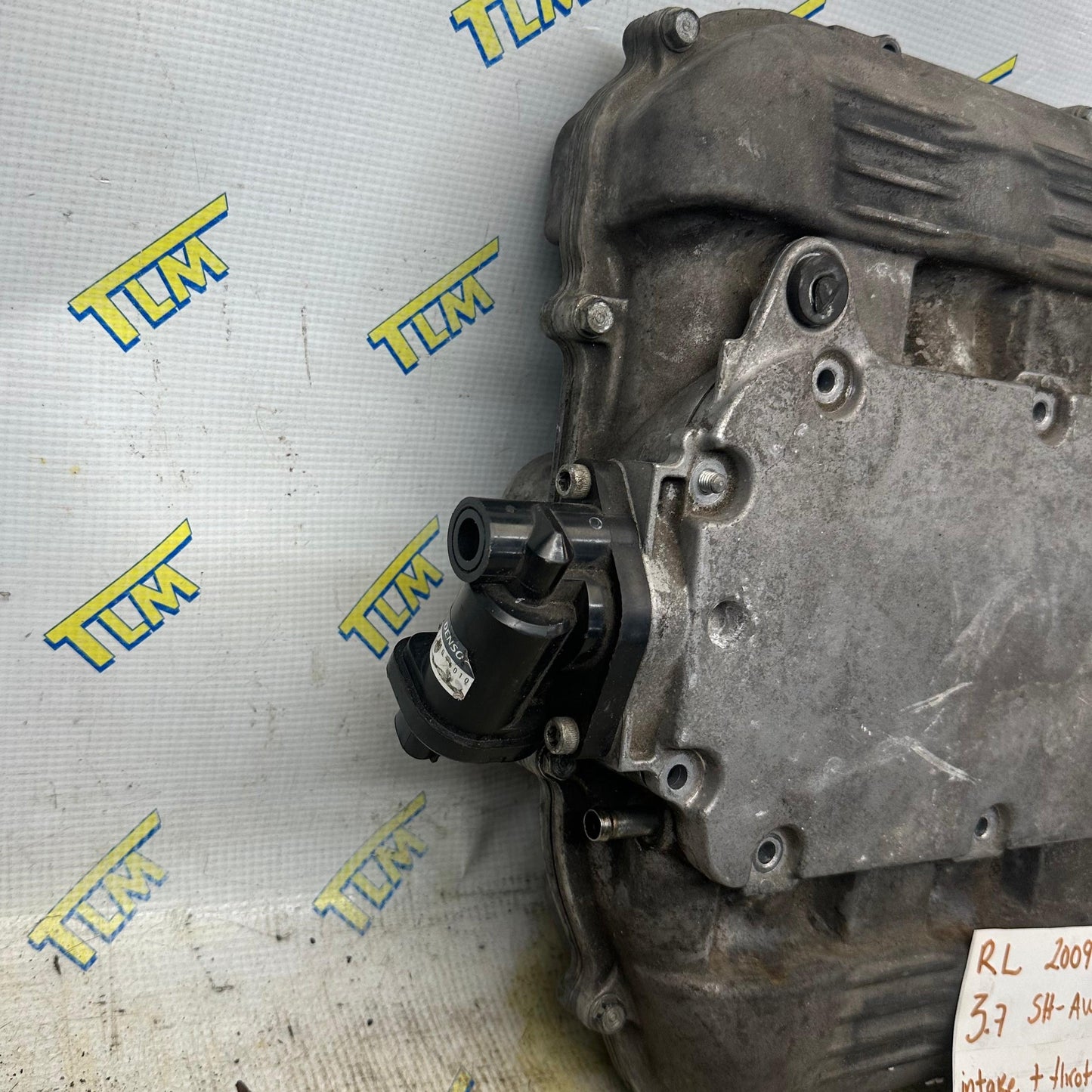 09-12 Acura RL Intake Manifold 3.7 SH-AWD Engine 80mm Cover Plate 2010 2011 2012 OEM