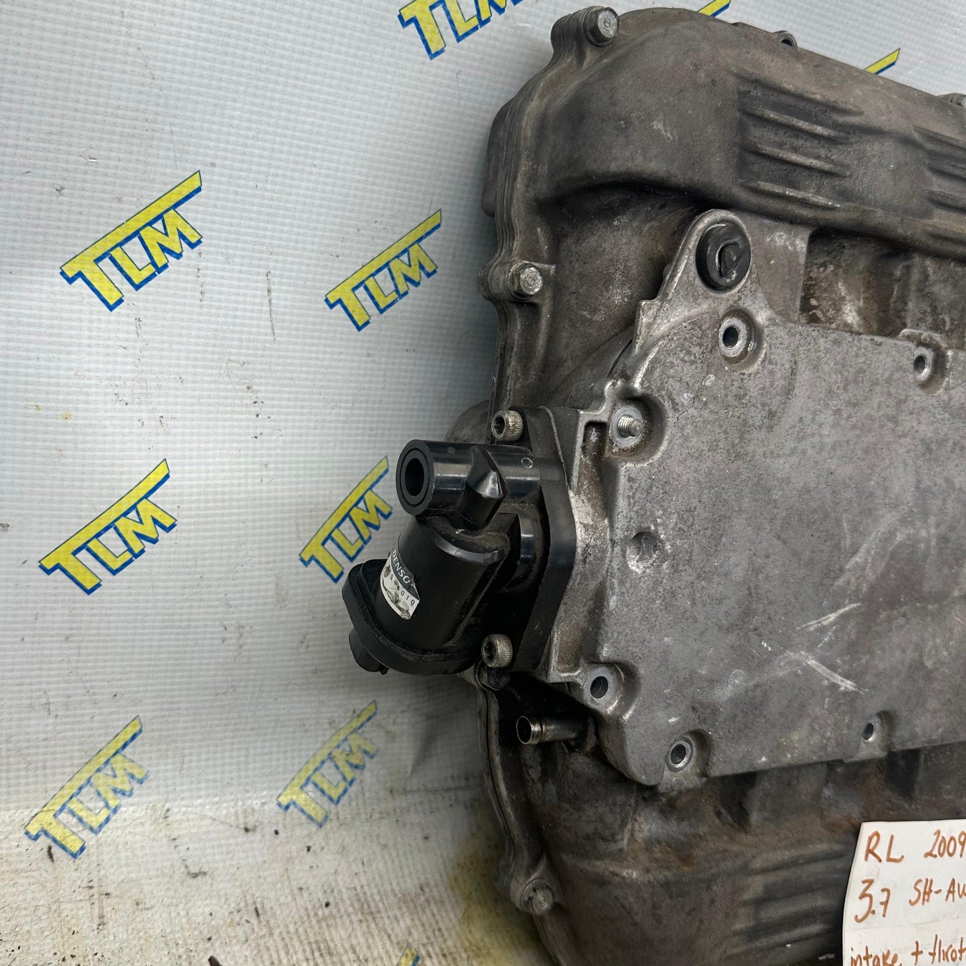 09-12 Acura RL Intake Manifold 3.7 SH-AWD Engine 80mm Cover Plate 2010 2011 2012 OEM