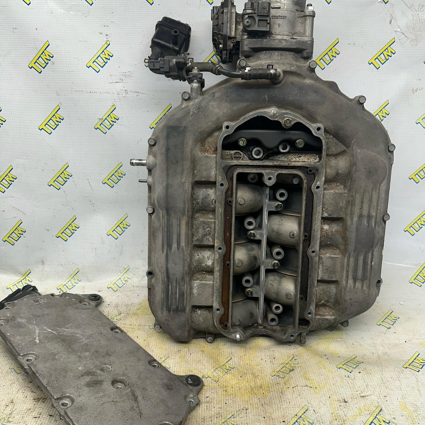 09-12 Acura RL Intake Manifold 3.7 SH-AWD Engine 80mm Cover Plate 2010 2011 2012 OEM