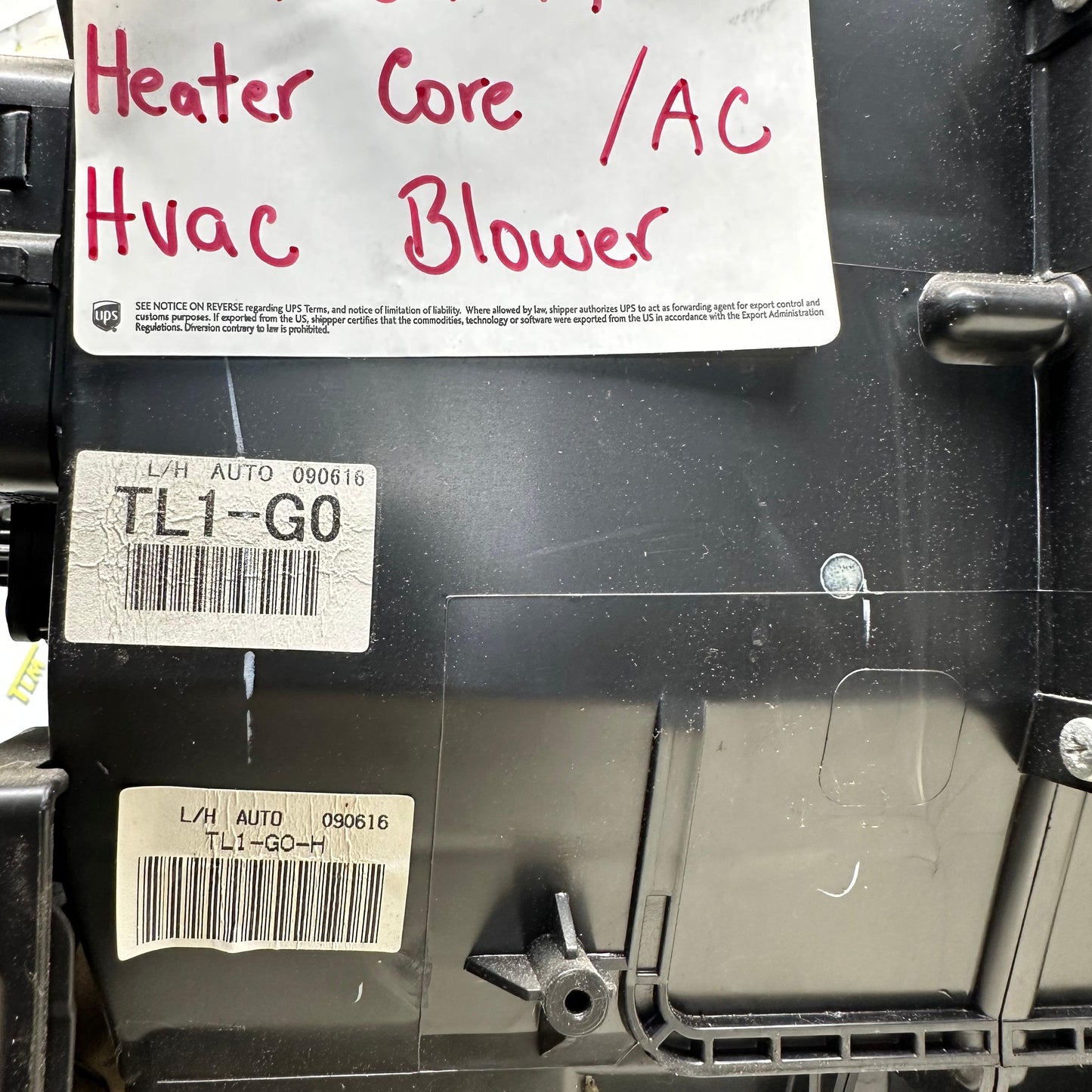 09-14 ACURA TSX HVAC Air Heater Core Housing Box Blower 2010 2011 2012 2013 OEM