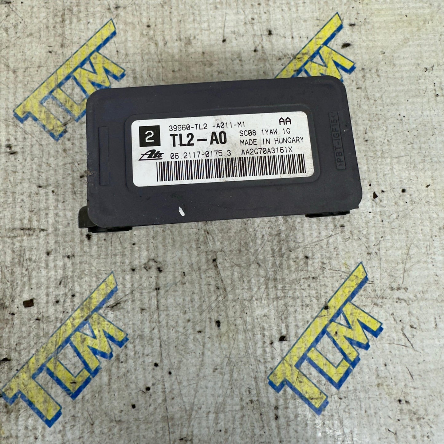 09-14 ACURA TSX TL YAW RATE SENSOR MODULE 39960-TL2-A011-M1 2010 2011 2012 2013 OEM