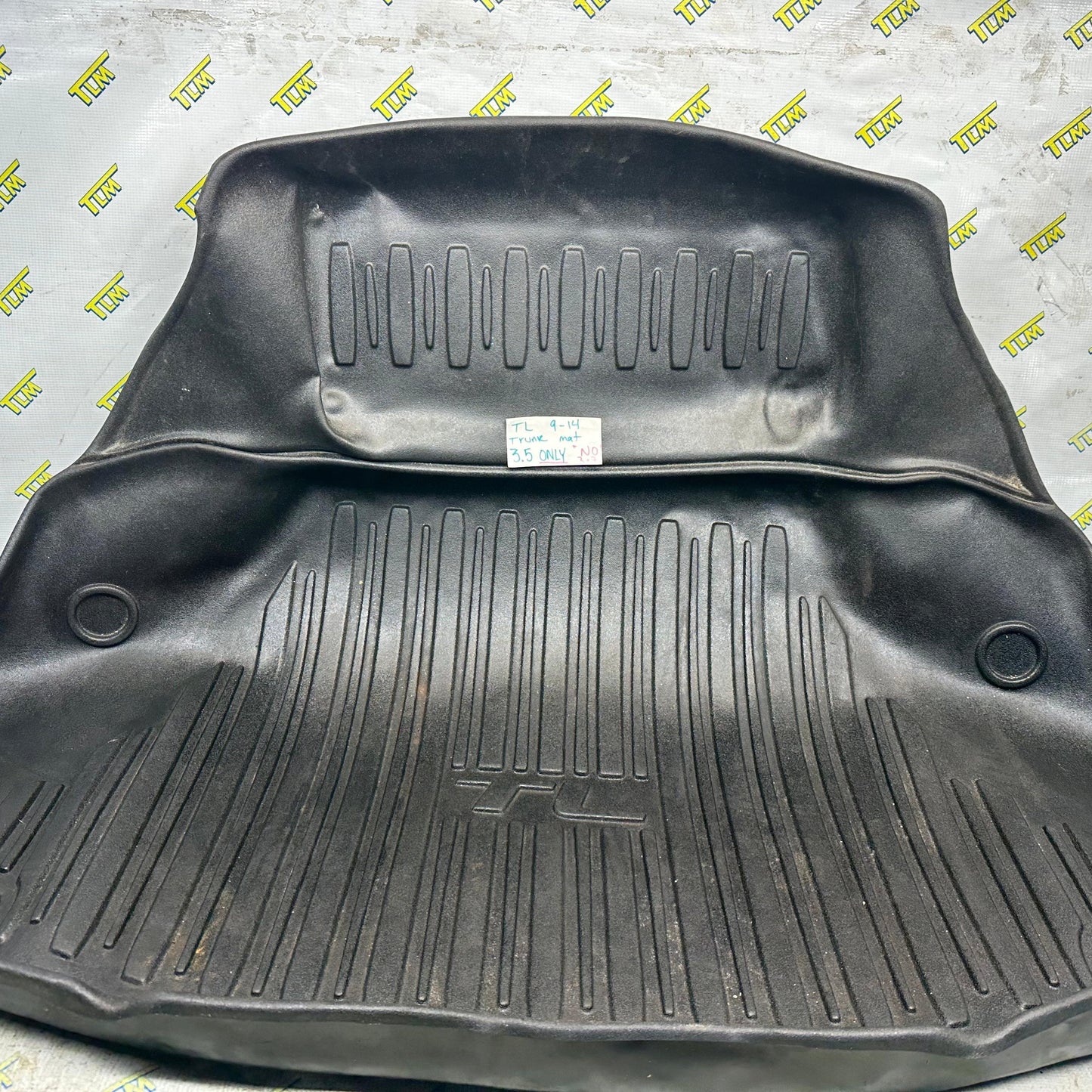 09-14 Acura TL 3.5 *ONLY*Trunk Mat Liner All Weather Rubber 2009 2010 2011 2012 2013 OEM