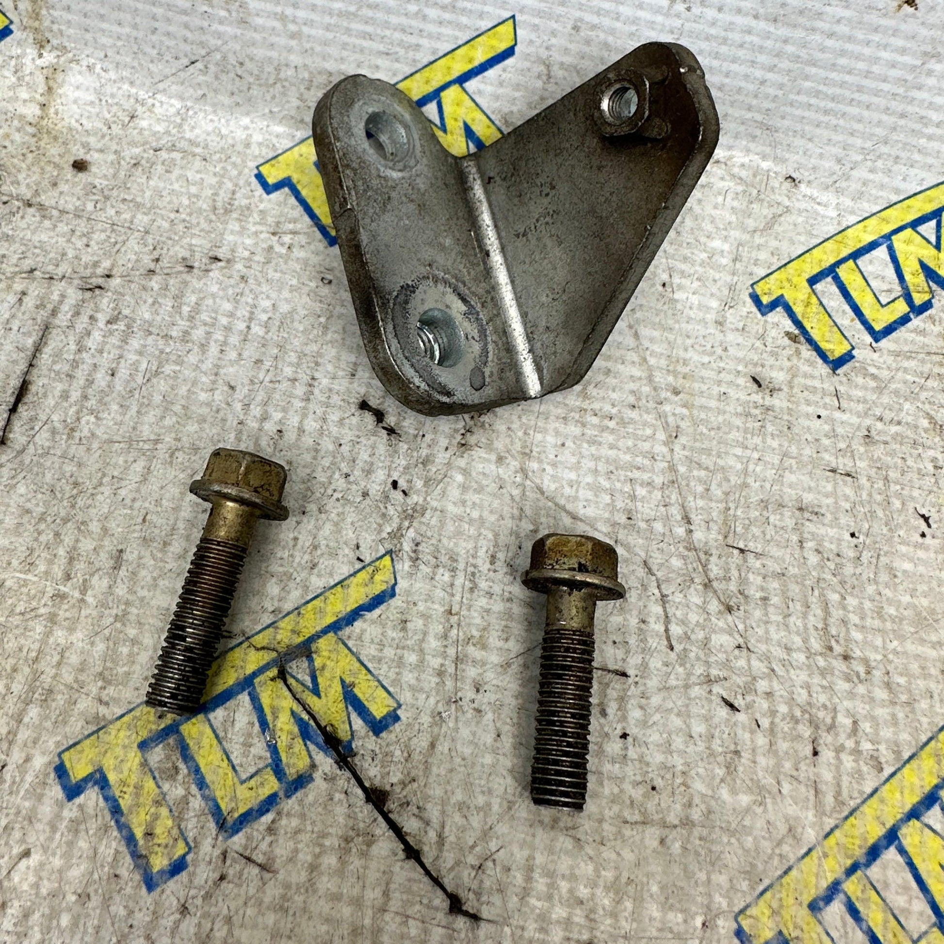 09-14 Acura TL Alternator Bracket Stay w Bolts 2009 2010 2011 2012 2013 2014 OEM