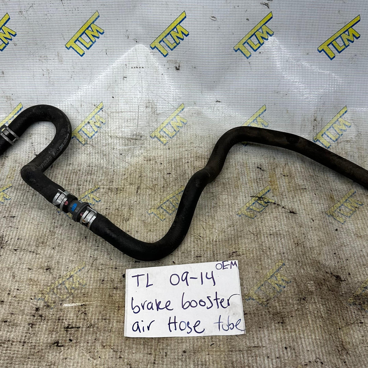 09-14 Acura TL Brake Master Booster Air Hose Tube Line 2010 2011 2012 2013 OEM