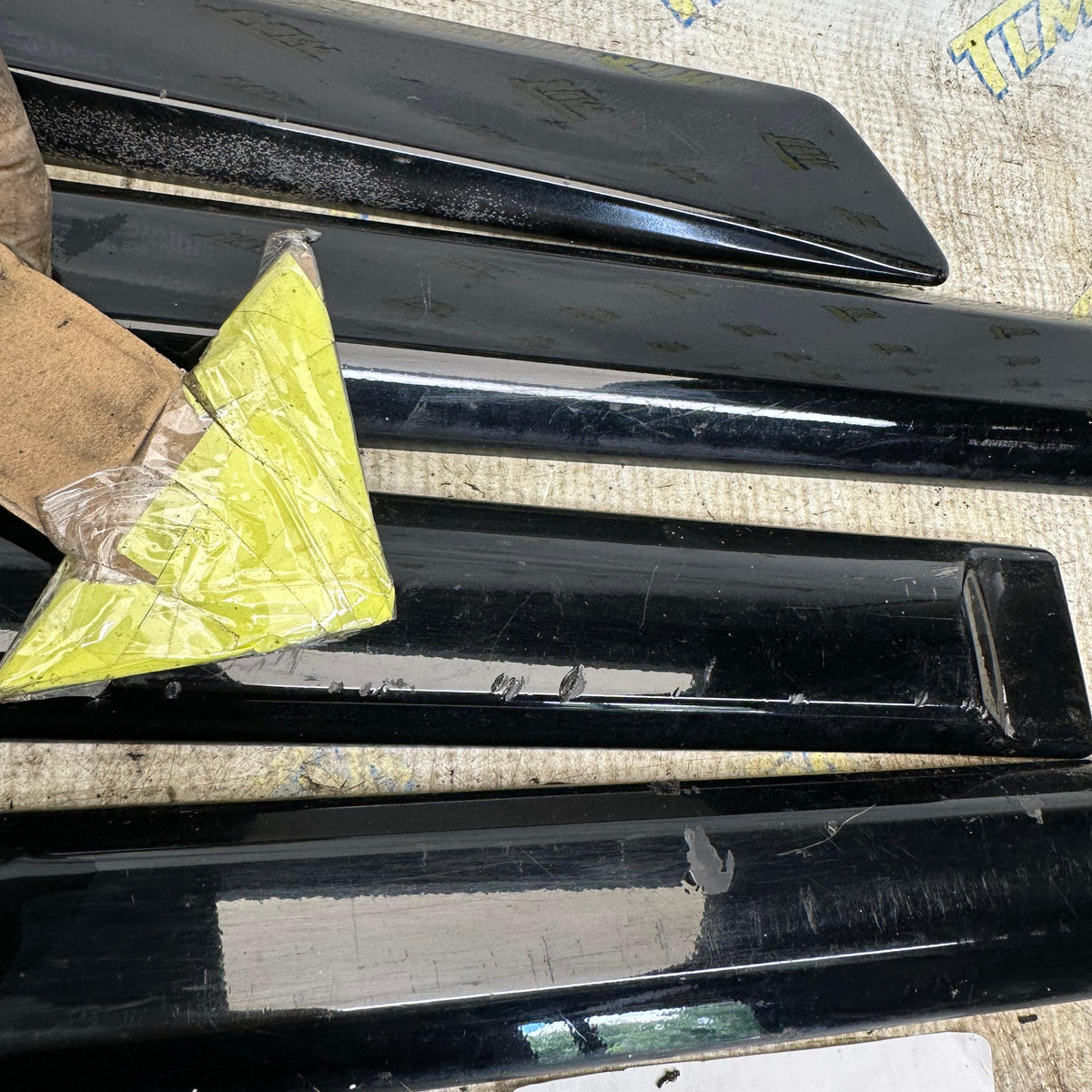 09-14 Acura TL Door Trim Plastic Molding BLACK 2010 2011 2012 2013 Full Set OEM
