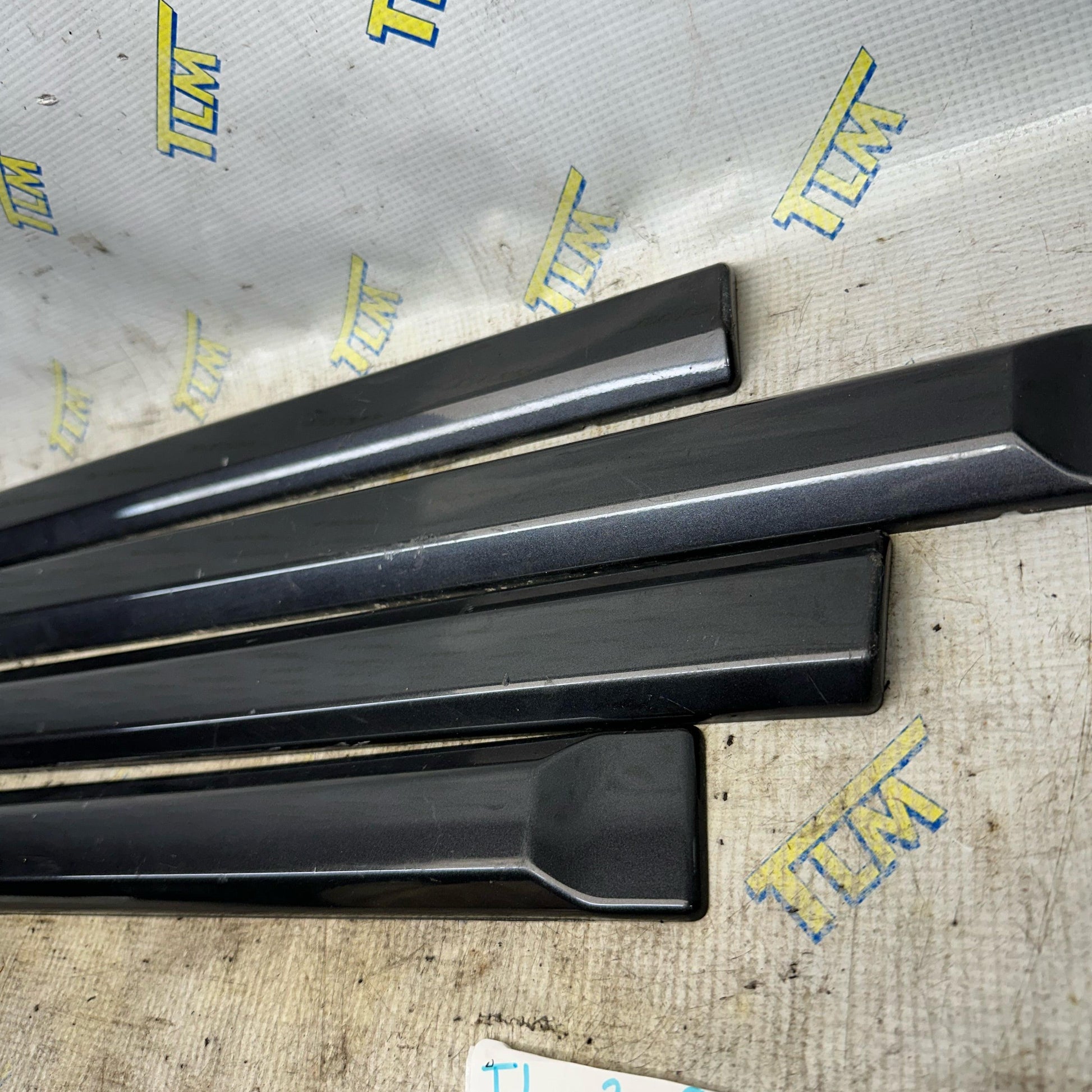 09-14 Acura TL Door Trim Plastic Molding NH782MX 2010 2011 2012 2013 Set OEM