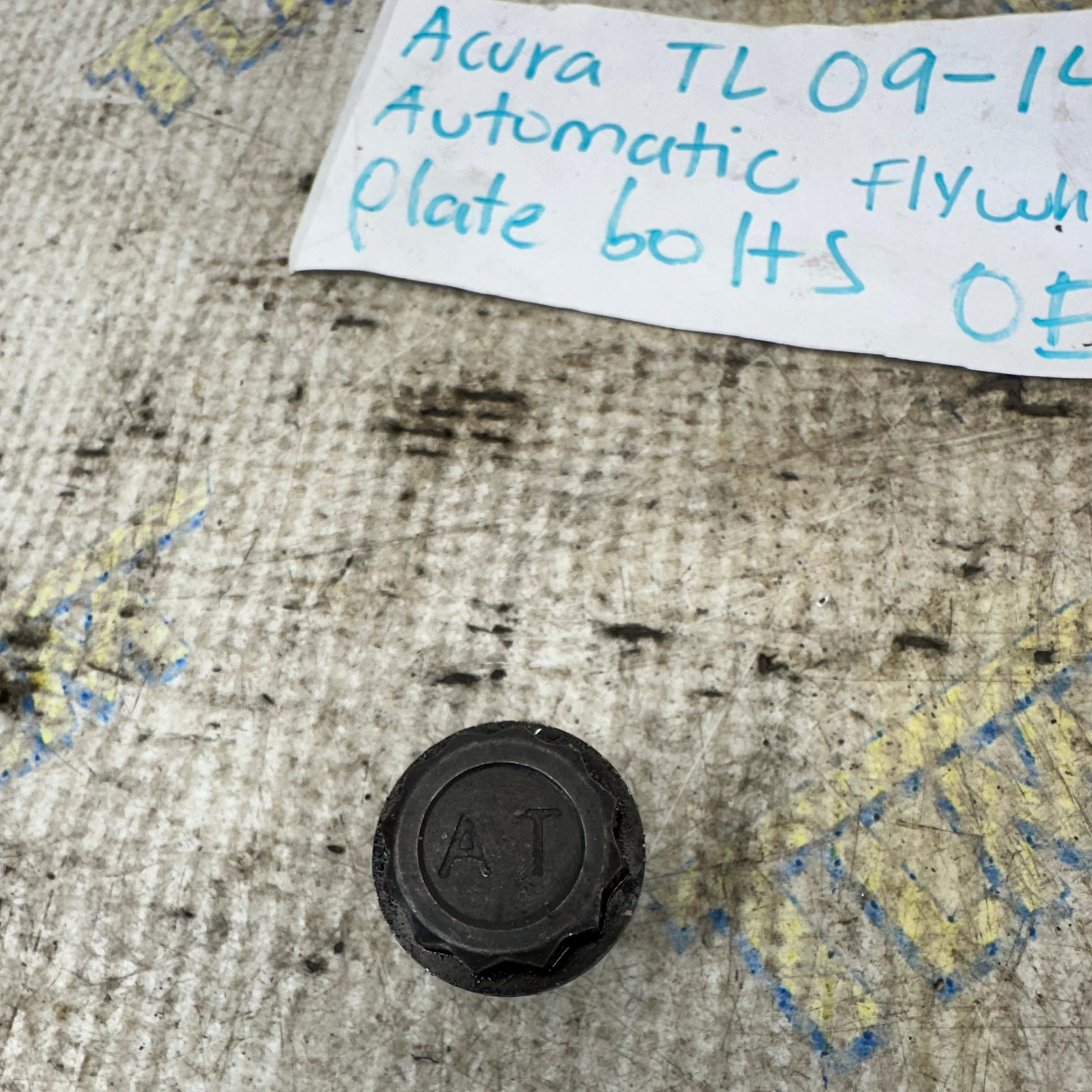 09-14 Acura TL Flywheel Plate Bolts *automatic* 2010 2011 2012 2013 2014 OEM