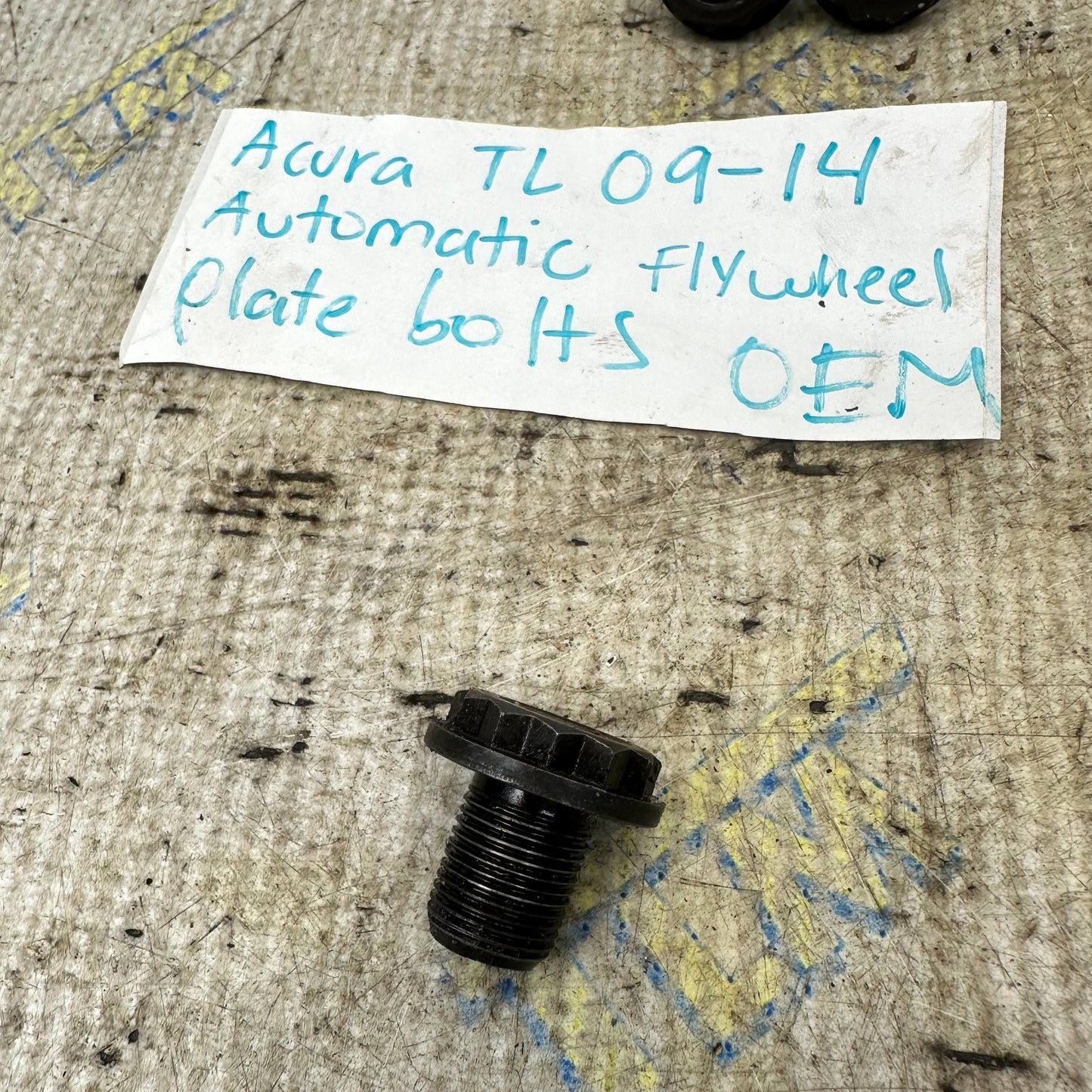 09-14 Acura TL Flywheel Plate Bolts *automatic* 2010 2011 2012 2013 2014 OEM