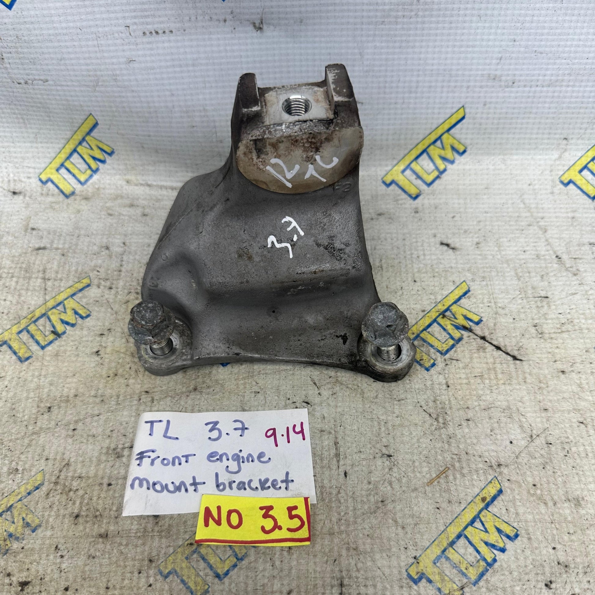 09-14 Acura TL Front Engine Motor Mount Bracket 3.7 Automatic 2010 2011 2012 2013 2014 OEM