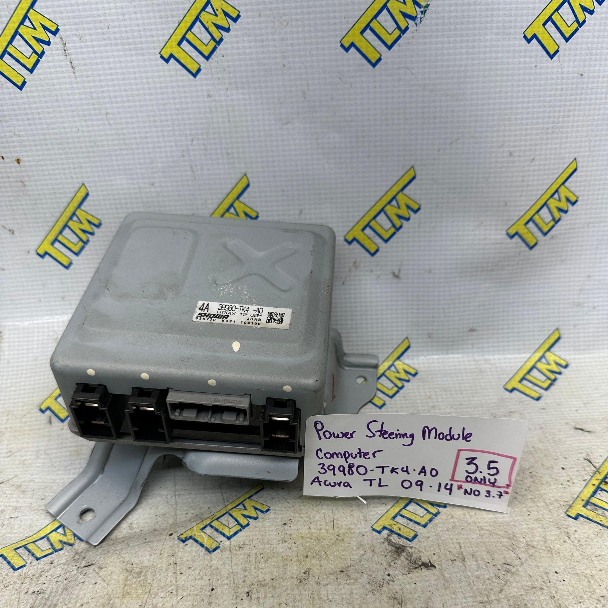 09-14 Acura TL Power Steering Control Module 39980-TK4 *3.5 only* 2009 2010 2011 12 13 OEM