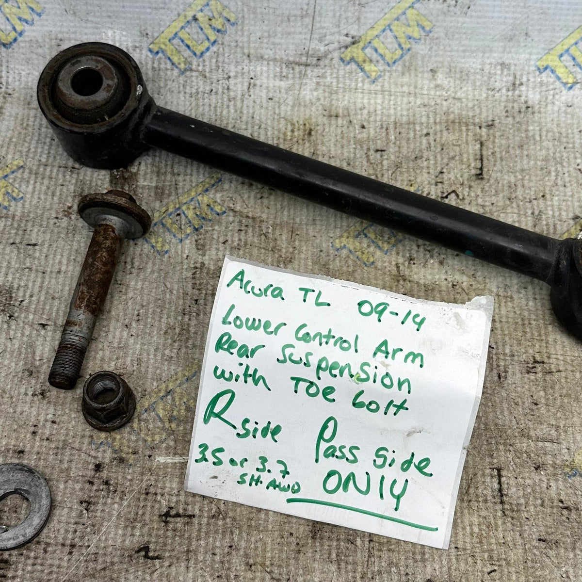 09-14 Acura TL Rear Control Arm & Alignment Toe Bolt PASSENGER RIGHT 10 11 12 13 OEM