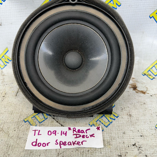 09-14 Acura TL Rear Speaker Shelf Mid Audio 2009 2010 2011 2012 2013 OEM