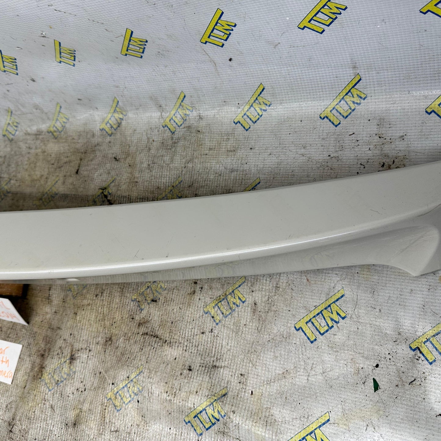 09-14 Acura TL Rear Wing Trunk Spoiler w CAMERA Lip *white* 10 11 12 13 OEM