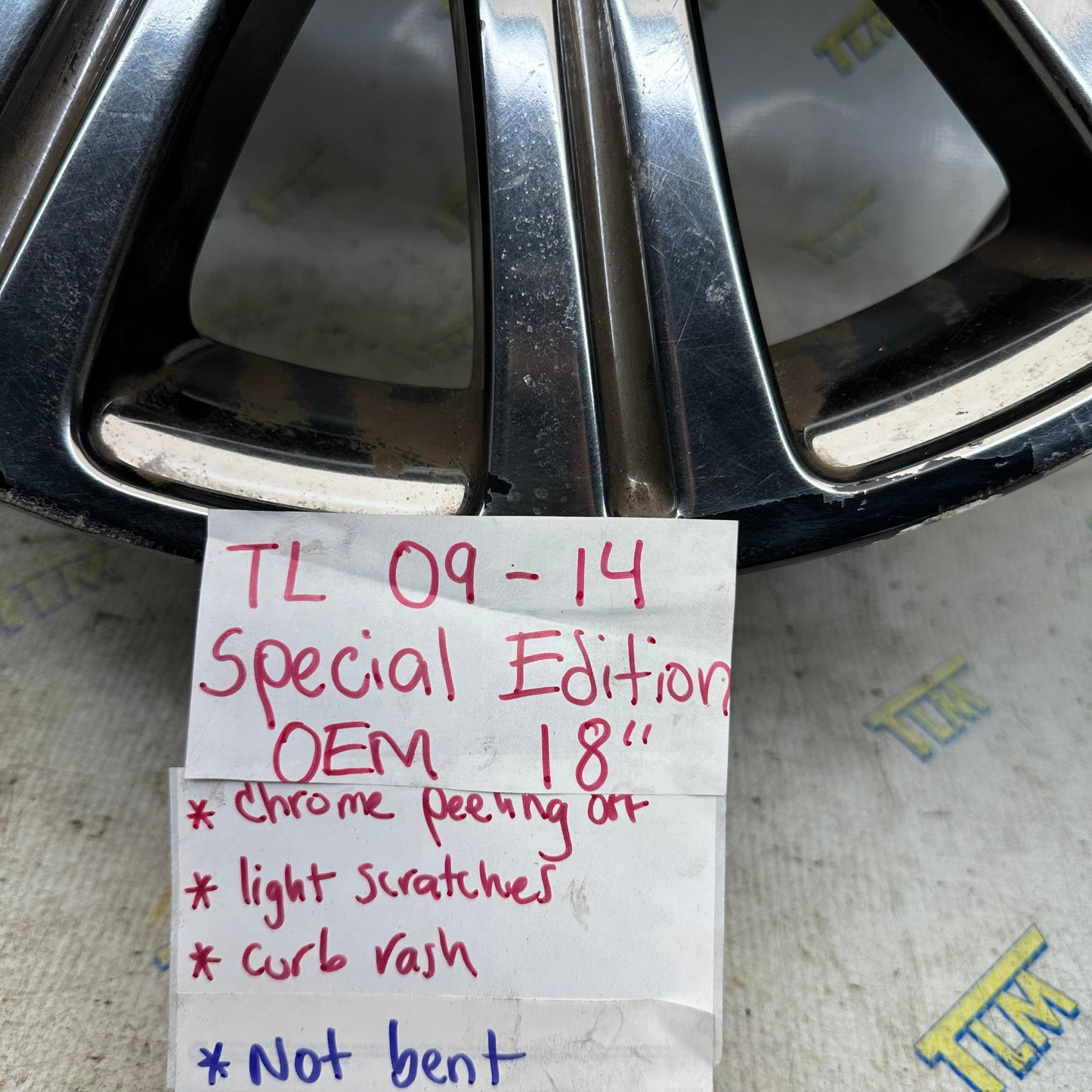 09-14 Acura TL Rim 18” SPECIAL EDITION Chrome Wheel 2010 2011 2012 2013 2014 OEM