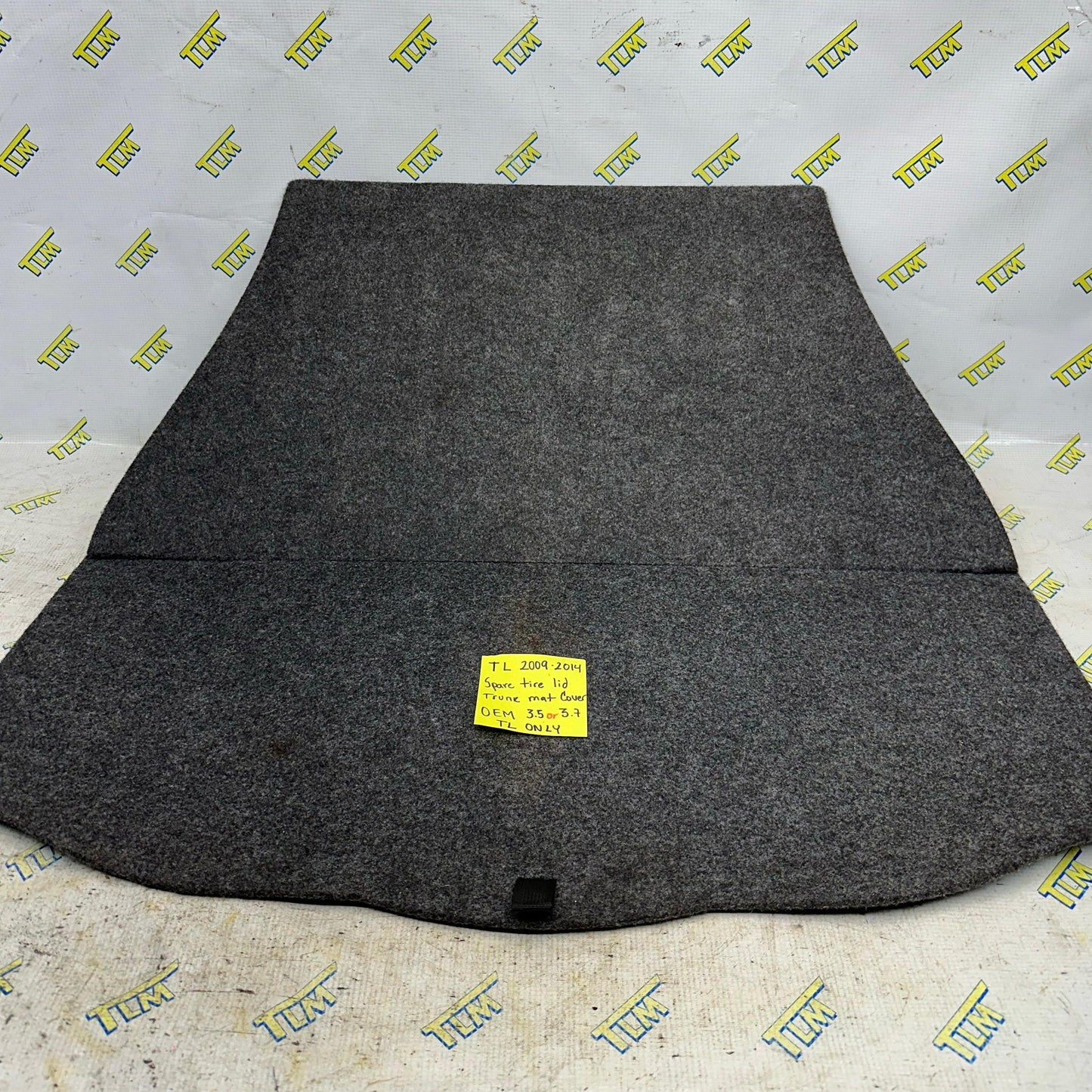 09-14 Acura TL Trunk Mat Spare Tire Cover Liner Carpet 2010 2011 2012 2013 OEM