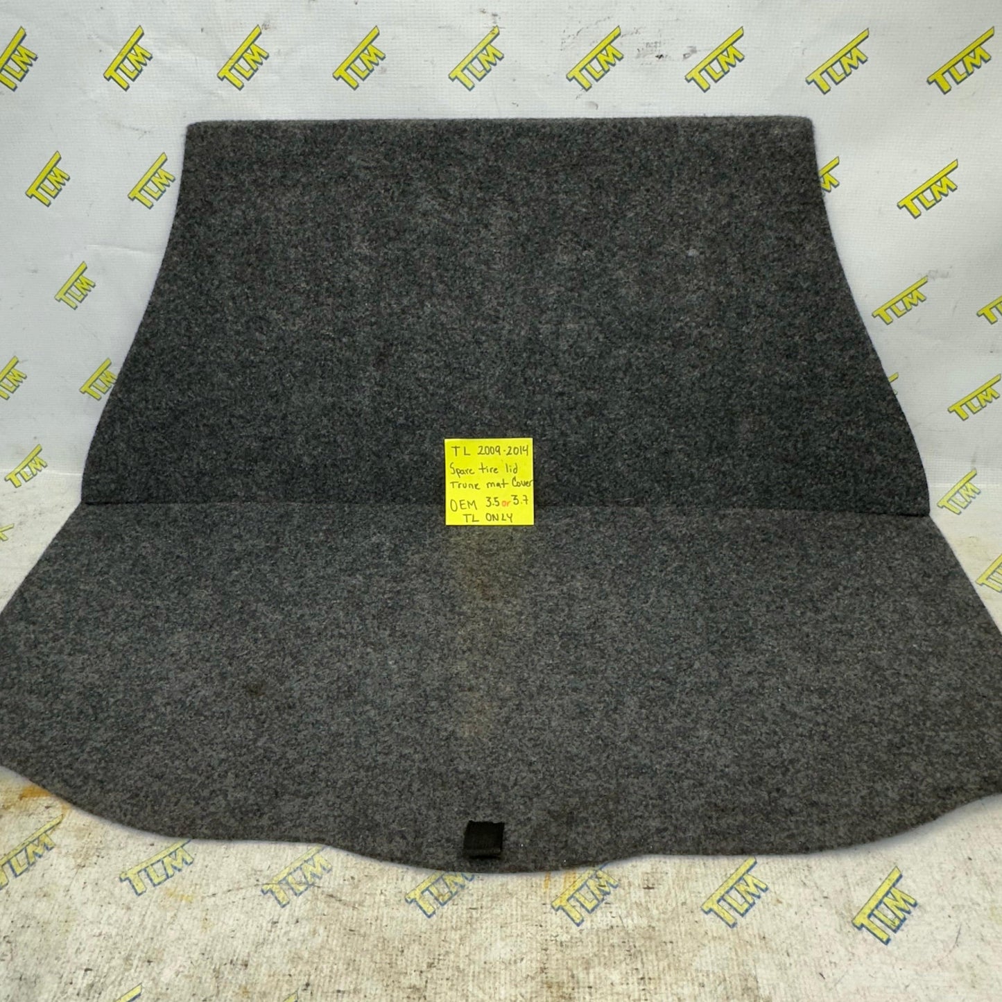09-14 Acura TL Trunk Mat Spare Tire Cover Liner Carpet 2010 2011 2012 2013 OEM