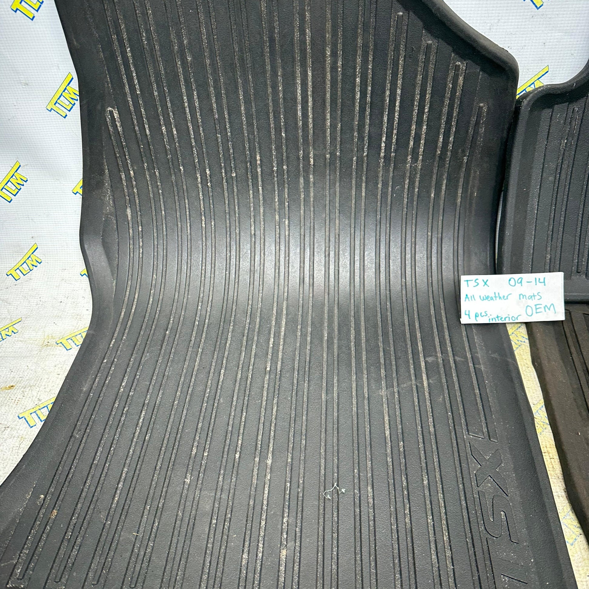 09-14 Acura TSX All Weather Mats Liner Rubber 2010 2011 2012 2013 Interior OEM