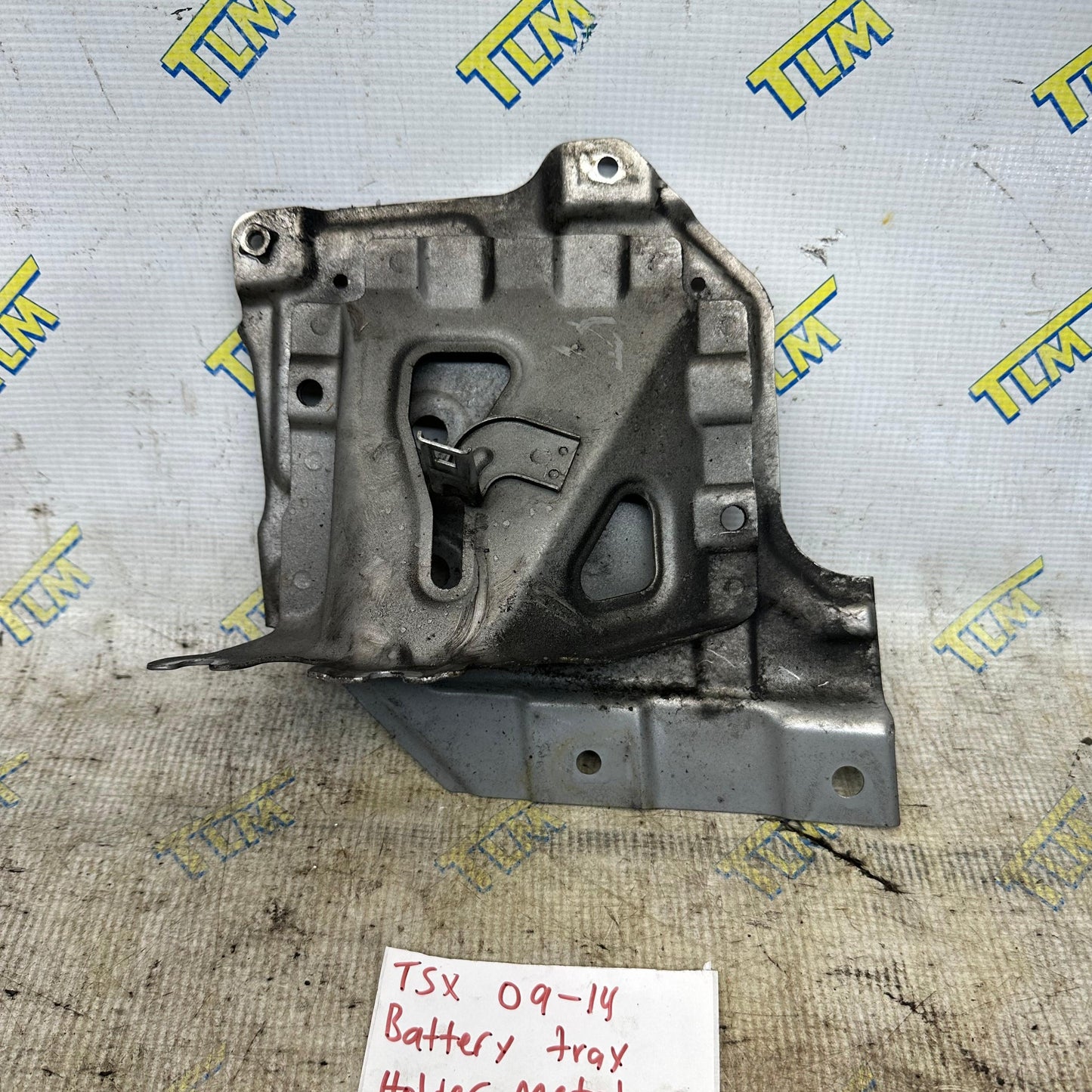 09-14 Acura TSX Battery Holder Metal Tray Bracket 2009 2010 2011 2012 13 14 OEM