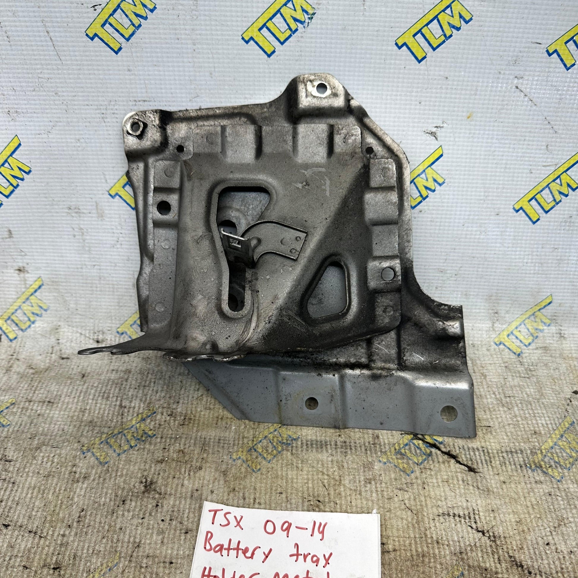09-14 Acura TSX Battery Holder Metal Tray Bracket 2009 2010 2011 2012 13 14 OEM