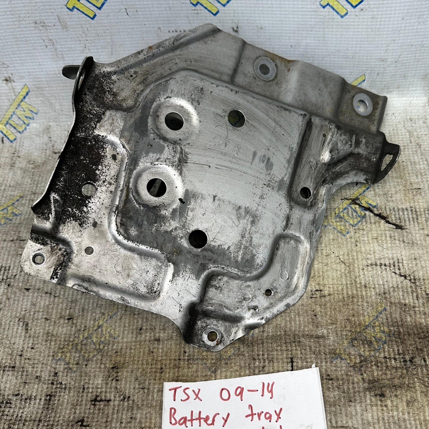 09-14 Acura TSX Battery Holder Metal Tray Bracket 2009 2010 2011 2012 13 14 OEM