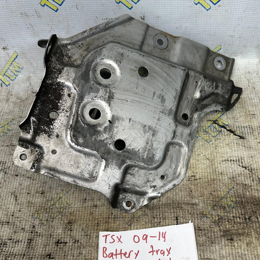 09-14 Acura TSX Battery Holder Metal Tray Bracket 2009 2010 2011 2012 13 14 OEM