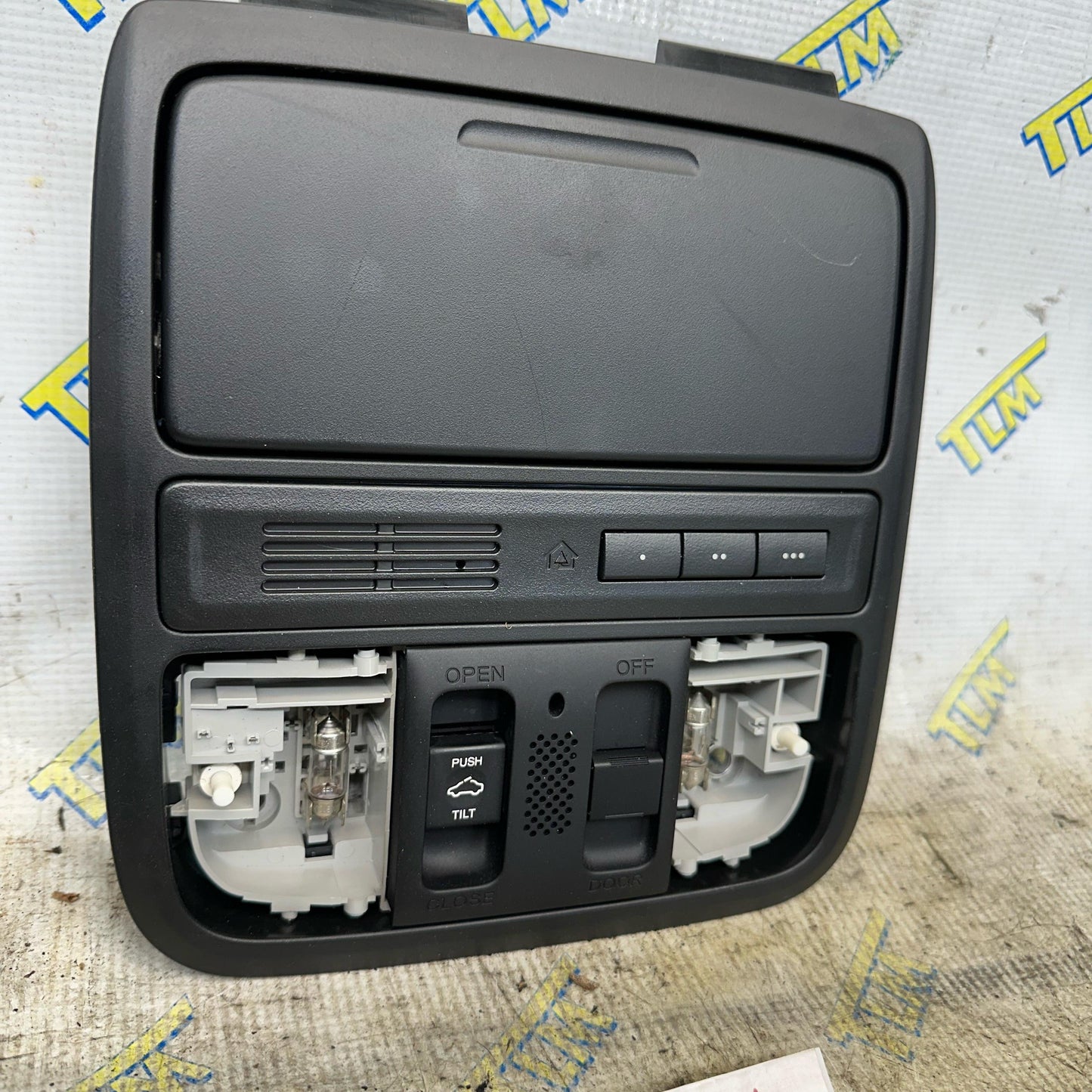 09-14 Acura TSX FRONT Ceiling Dome Light Trim SE *SPECIAL EDITION* Black OEM