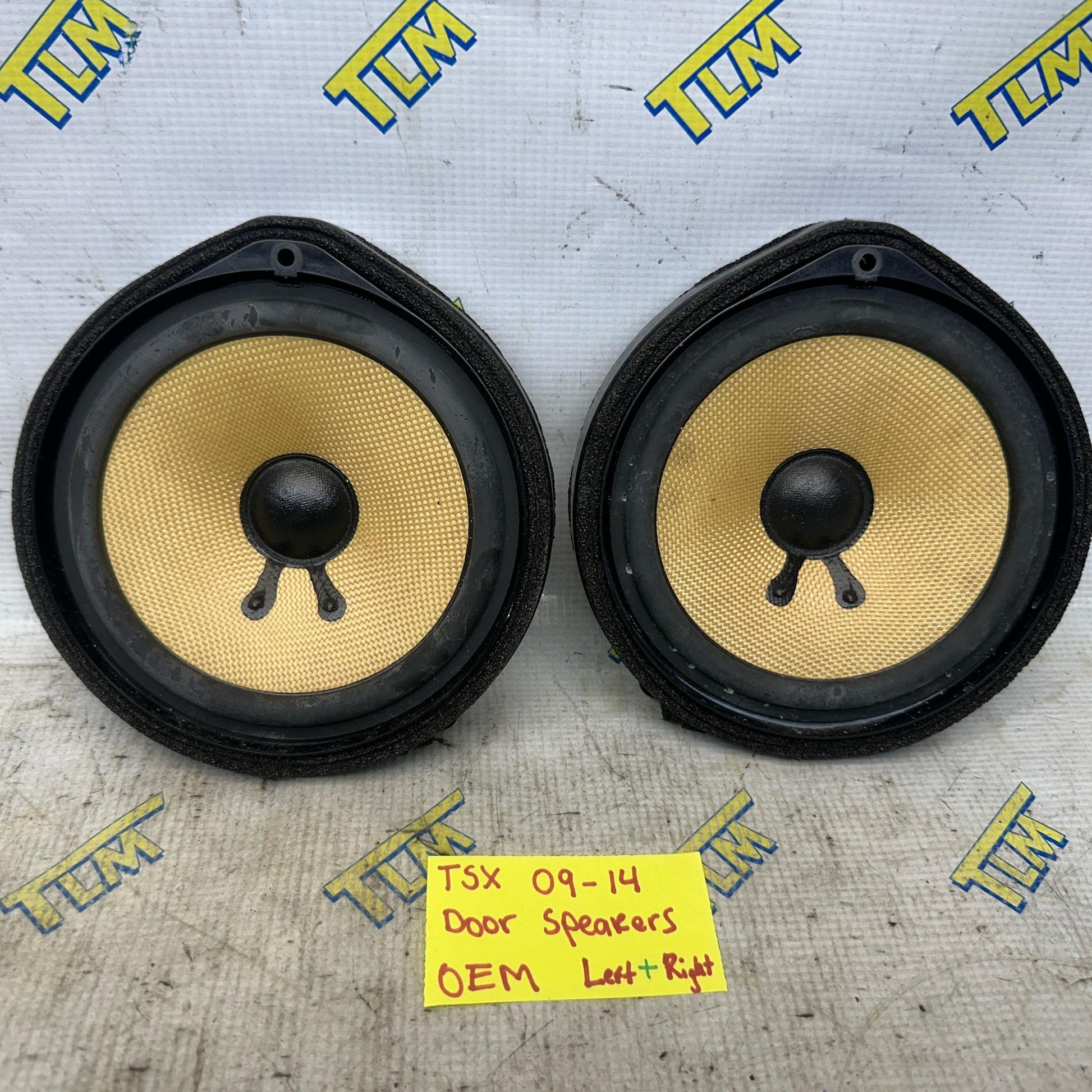 09-14 Acura TSX Front Door Speaker Audio RIGHT & LEFT set 2009 2010 2011 2012 2013 2014 OEM