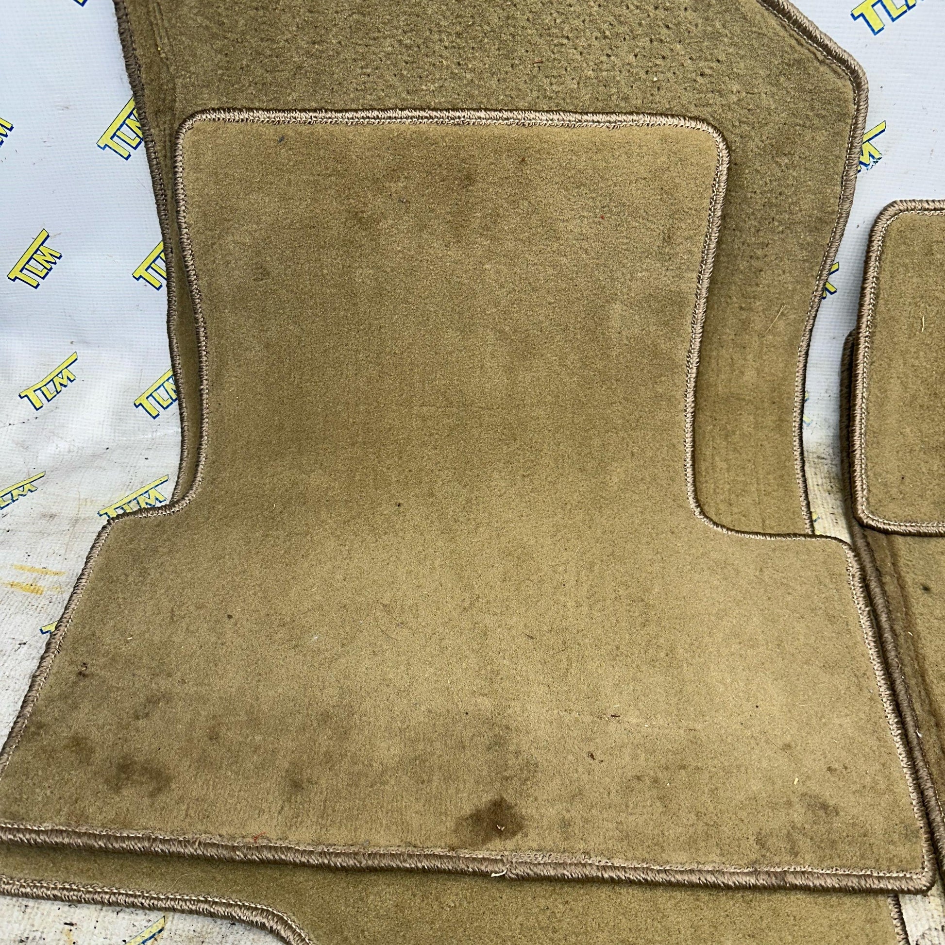 09-14 Acura TSX Interior Floor Mats 2010 2011 2012 2013 Tan Cream Carpet OEM