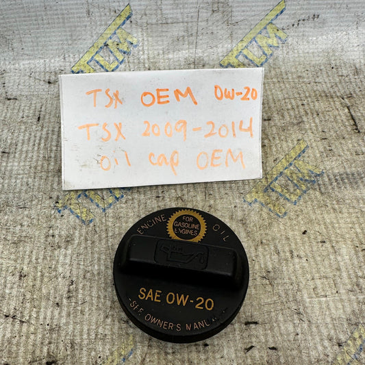 09-14 Acura TSX Oil Cap Engine SAE 0W-20 Motor orange 2010 2011 2012 2013 OEM