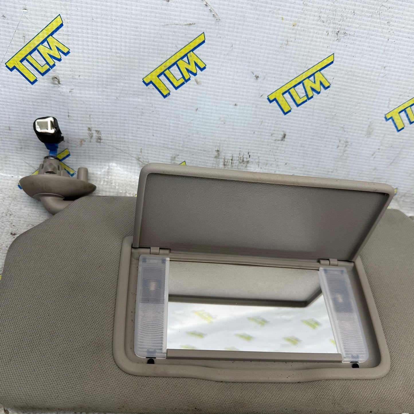 09-14 Acura TSX Sun Visor DRIVER LEFT Mirror Gray 10 2011 2012 2013 2014 OEM