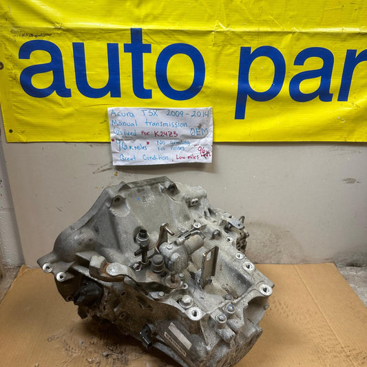 09-14 Acura TSX Transmission *MANUAL/6 Speed* K24Z3 96k 2010 2011 2012 2013 OEM