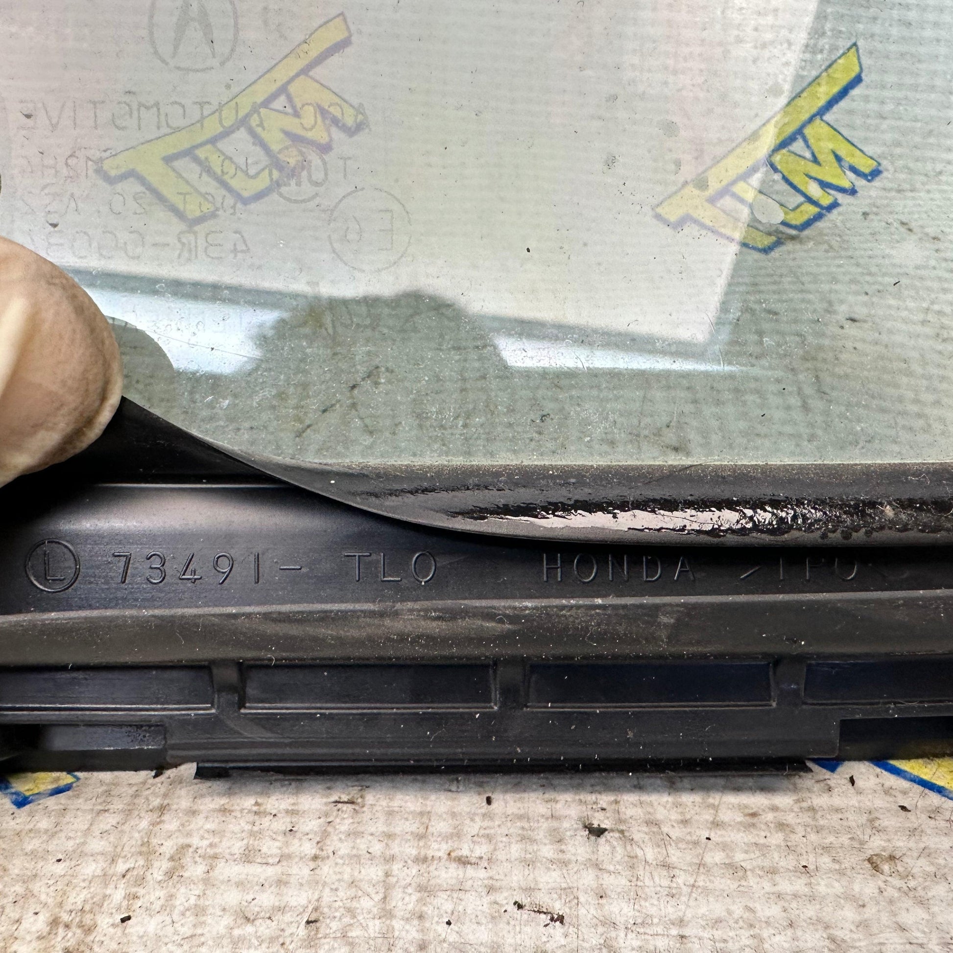 09-14 Acura TSX Window Glass Quarter REAR DRIVER LEFT * sedan * 10 11 12 13 OEM