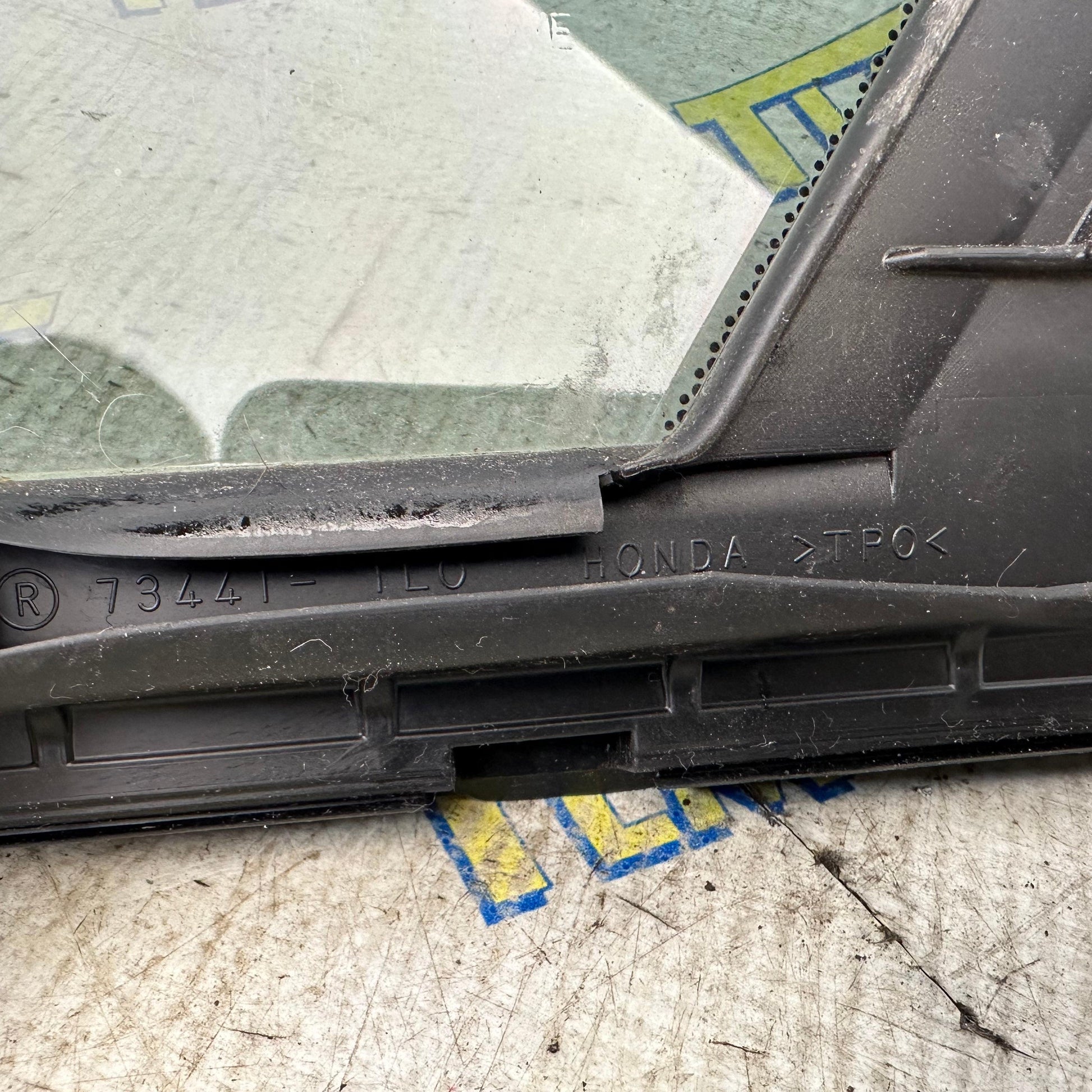09-14 Acura TSX Window Glass Quarter SeDaN REAR PASSENGER RIGHT 10 11 12 13 OEM
