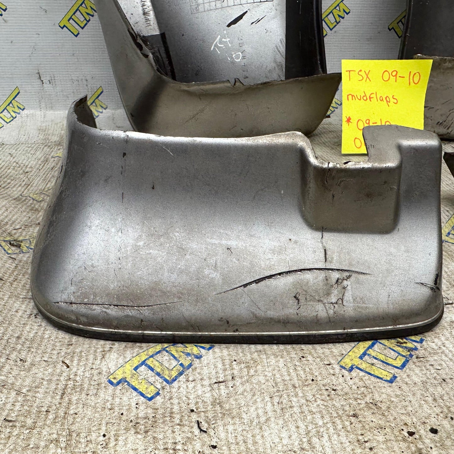 09 2010 Acura TSX Mud Flaps FRONT & REAR Set Driver / Passenger 2009 10 OEM